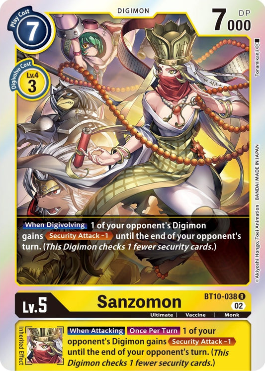 Sanzomon (BT10-038 R) (BT10)