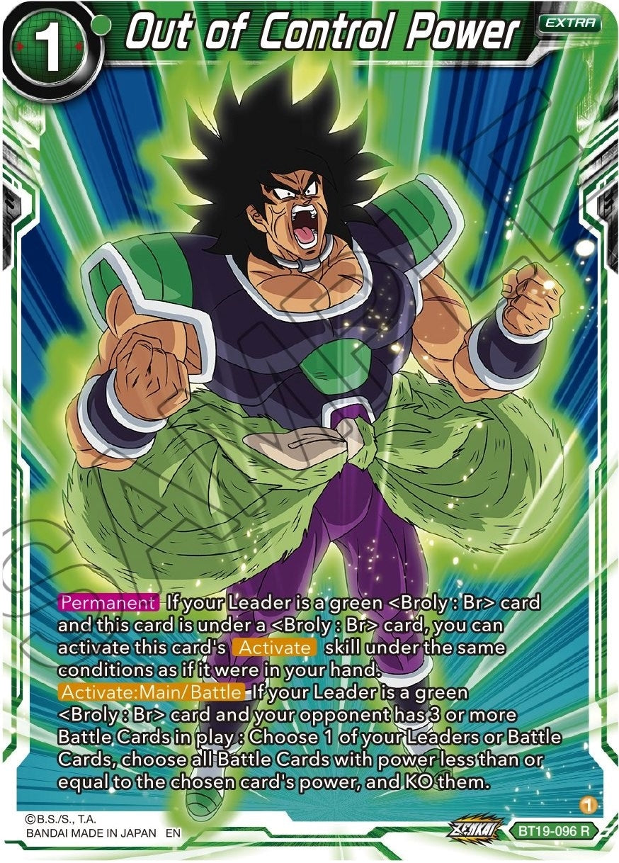 Out of Control Power (BT19-096) (Fighter's Ambition) (DBS-B19)