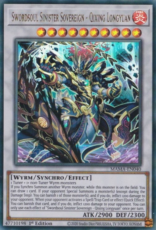 Swordsoul Sinister Sovereign - Qixing Longyuan (MAMA-EN040) (MAMA)