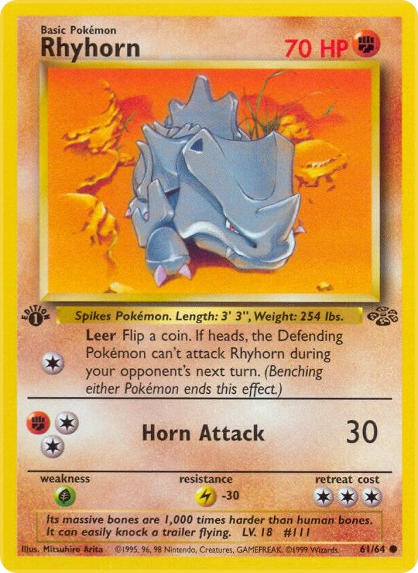 Rhyhorn (61/64) (JU)