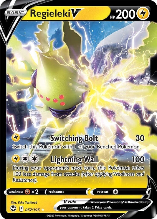 Regieleki V (057/195) (SWSH12: Silver Tempest) (SWSH12)