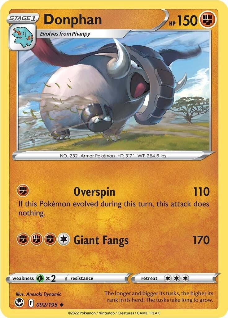 Donphan (092/195) (SWSH12)