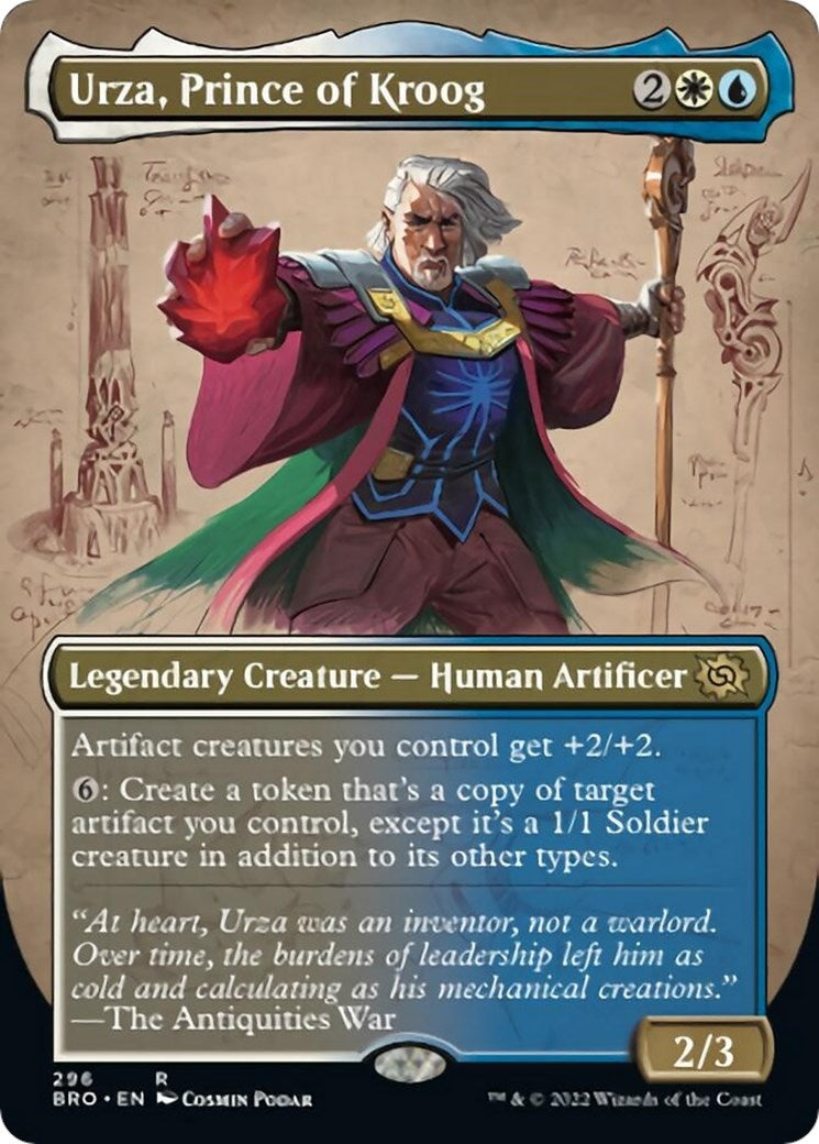 Urza, Prince of Kroog (Borderless) (296) (BRO)