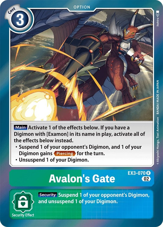 Avalon's Gate (EX3-070 R) (EX03)