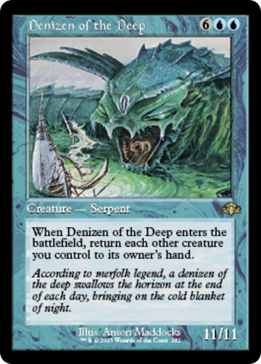 Denizen of the Deep (Retro Frame) (282) (Dominaria Remastered) (DMR)