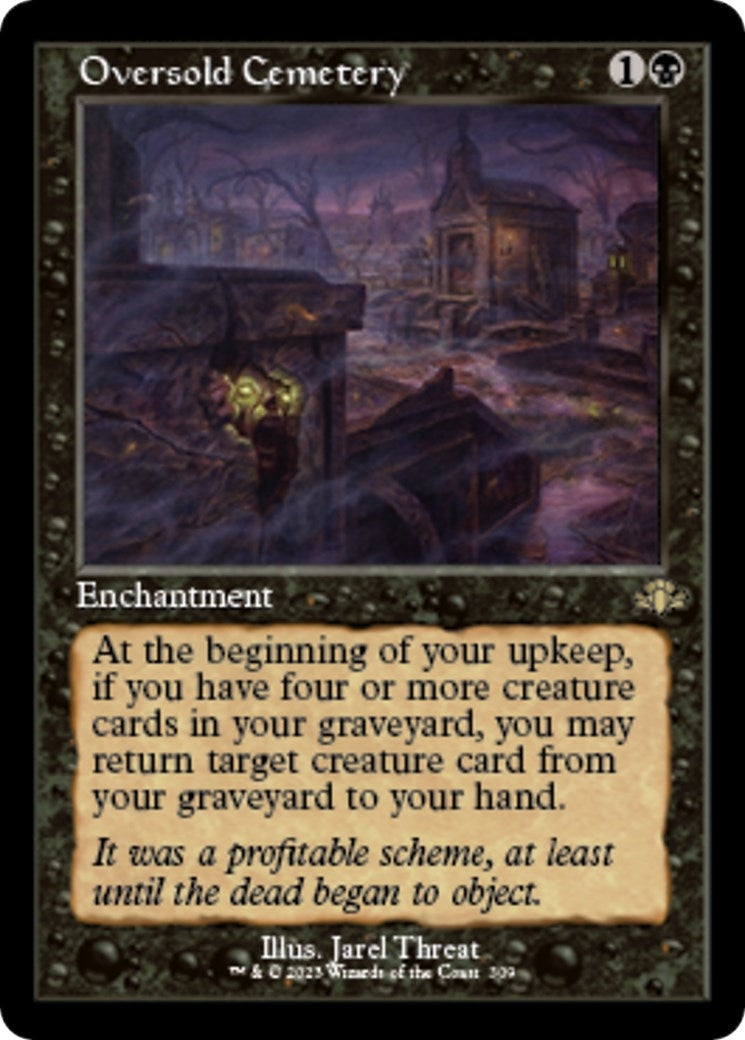 Oversold Cemetery (Retro Frame) (309) (DMR)