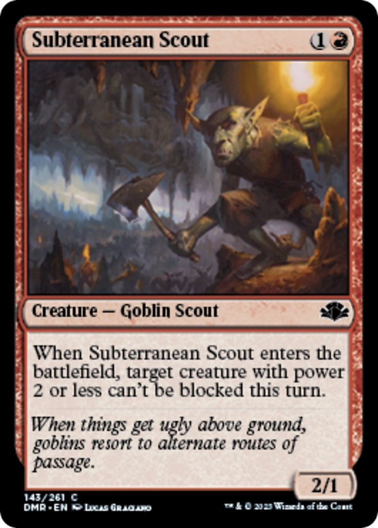 Subterranean Scout (143) (Dominaria Remastered) (DMR)