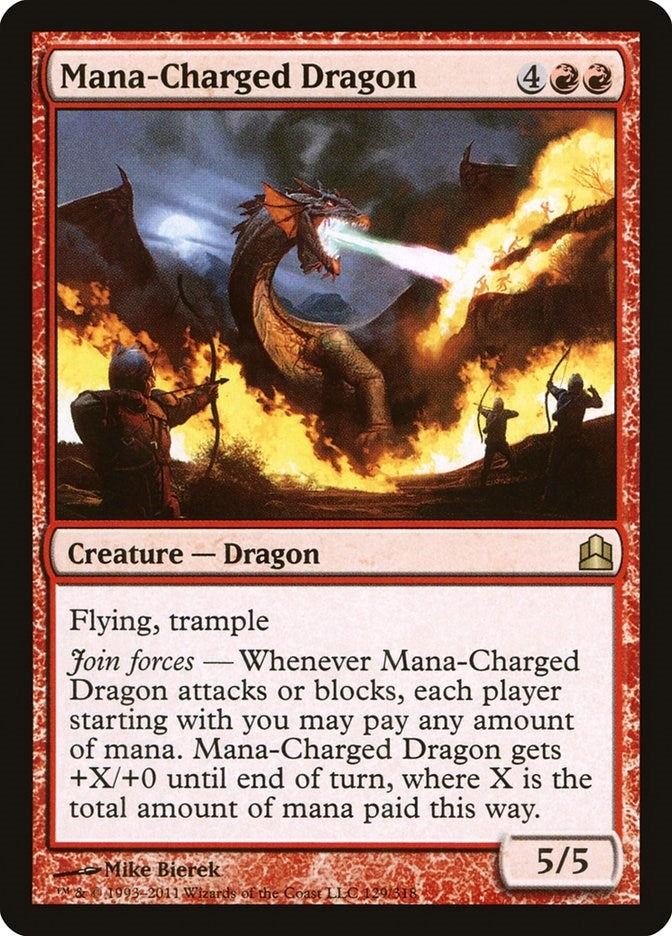 Mana-Charged Dragon (129) (CMD)