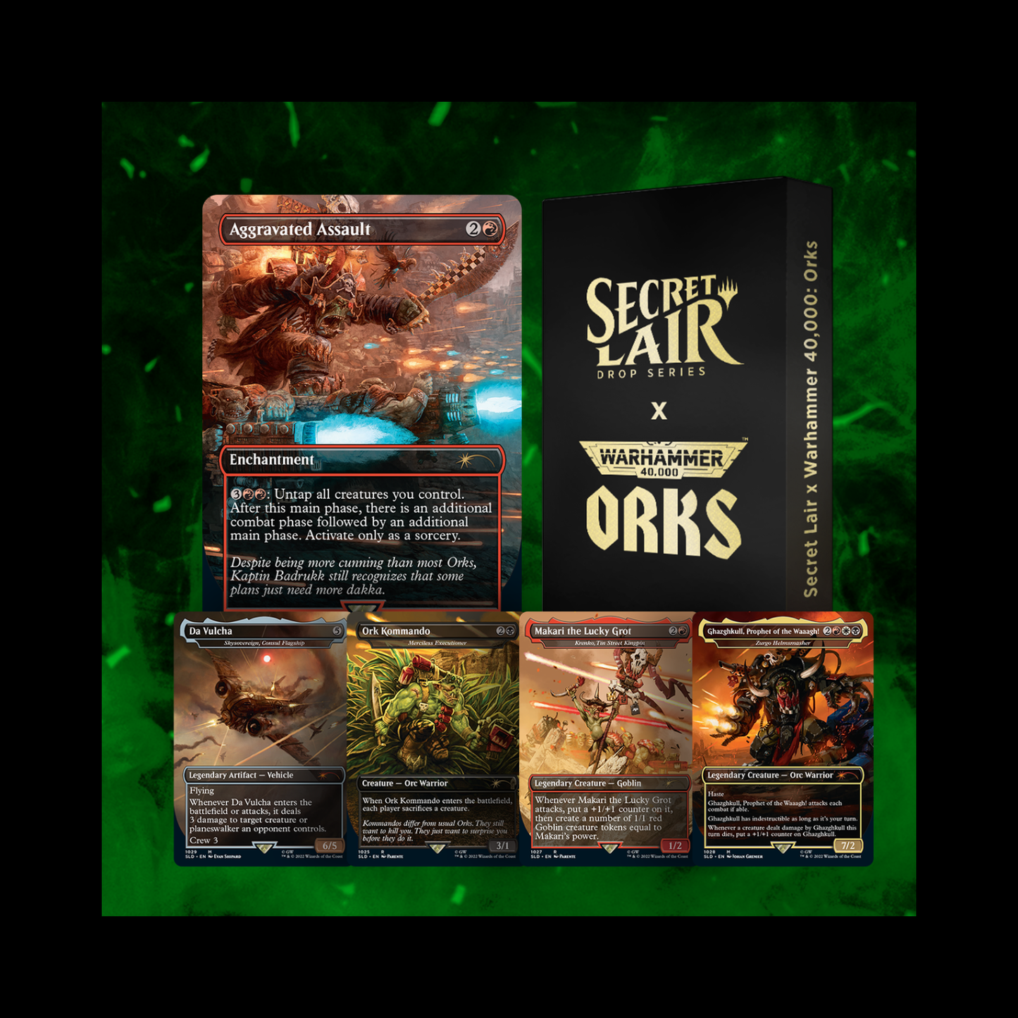 MTG Magic The Gathering Secret Lair Warhammer 40k Orks Sealed