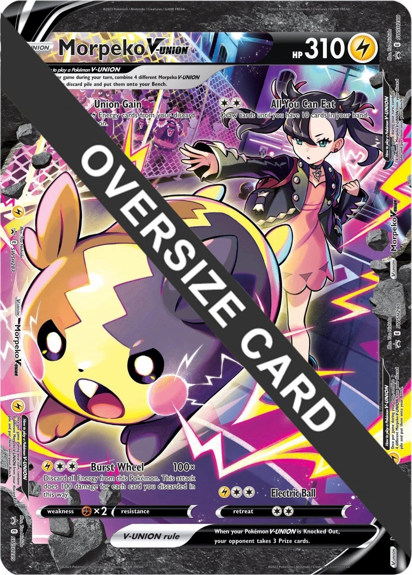 Morpeko V-Union (SWSH287-290) (SWSH290) (PR)
