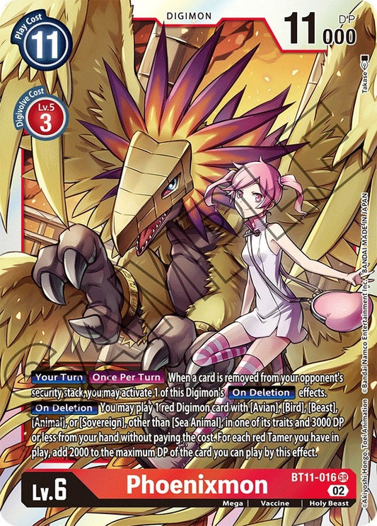 Phoenixmon (BT11-016 SR) (BT11)