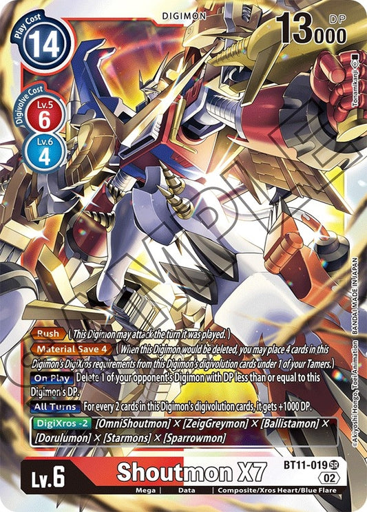 Shoutmon X7 (BT11-019 SR) (BT11)
