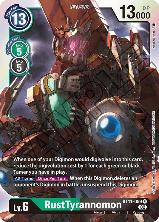 RustTyrannomon (BT11-059 R) (BT11)
