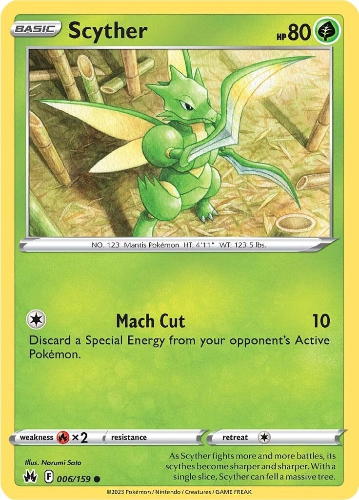 Scyther (006/159) (CRZ) – Card Dynasty