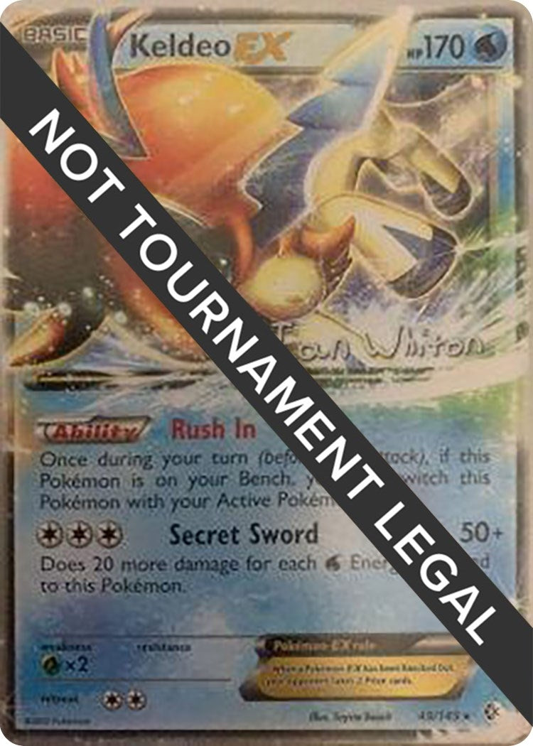 Keldeo EX - 2013 (Ian Whiton) (49/149) (WCD)