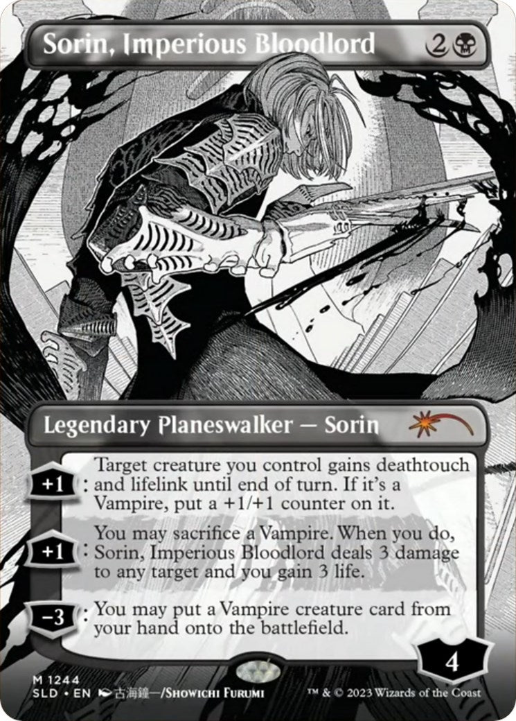 Sorin, Imperious Bloodlord (Borderless) (1244) (SLD)