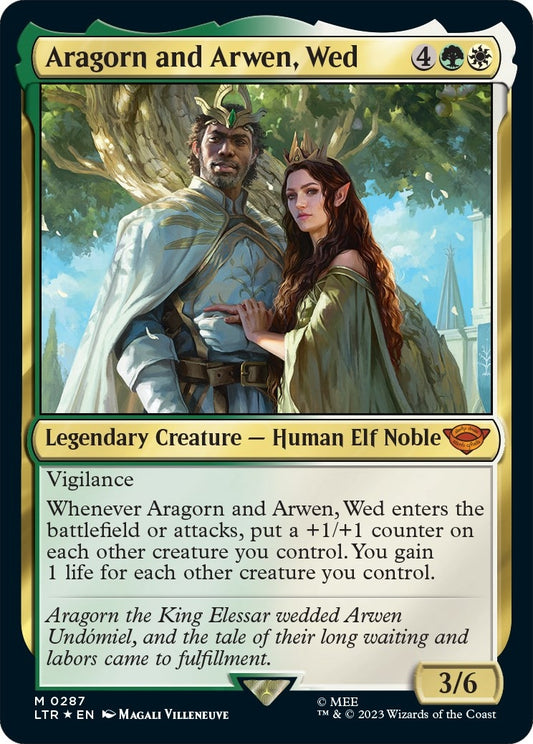 Aragorn and Arwen, Wed (287) (LTR)