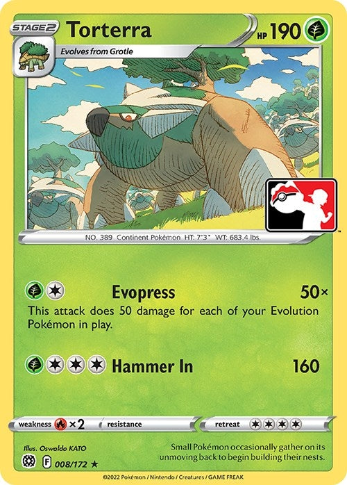 Torterra (008/172) (Prize Pack Series Cards)