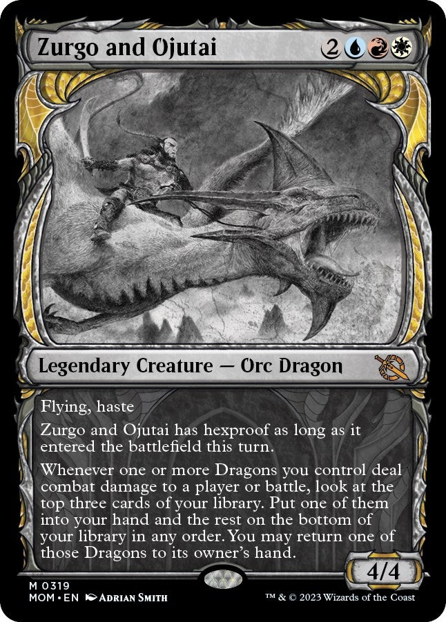 Zurgo and Ojutai (Showcase) (319) (MOM)