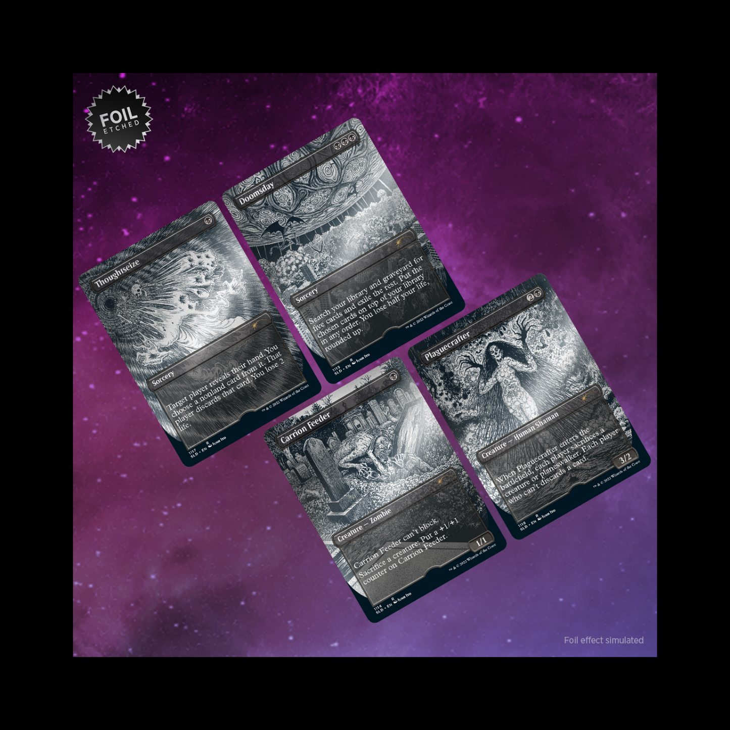 MTG Magic The Gathering Secret Lair Junji Ito Foil-Etched Edition Sealed