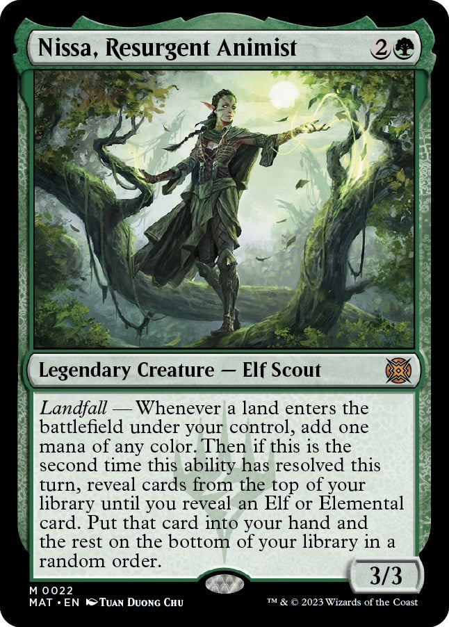 Nissa, Resurgent Animist (22) (MAT)