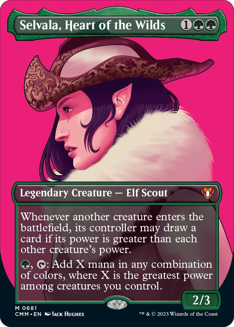 Selvala, Heart of the Wilds (Borderless) (681) (CMM)