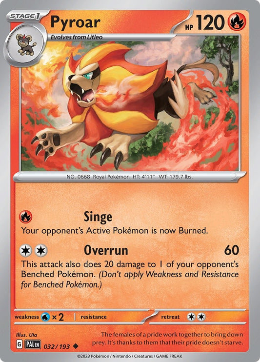 Pyroar (032/193) (PAL)