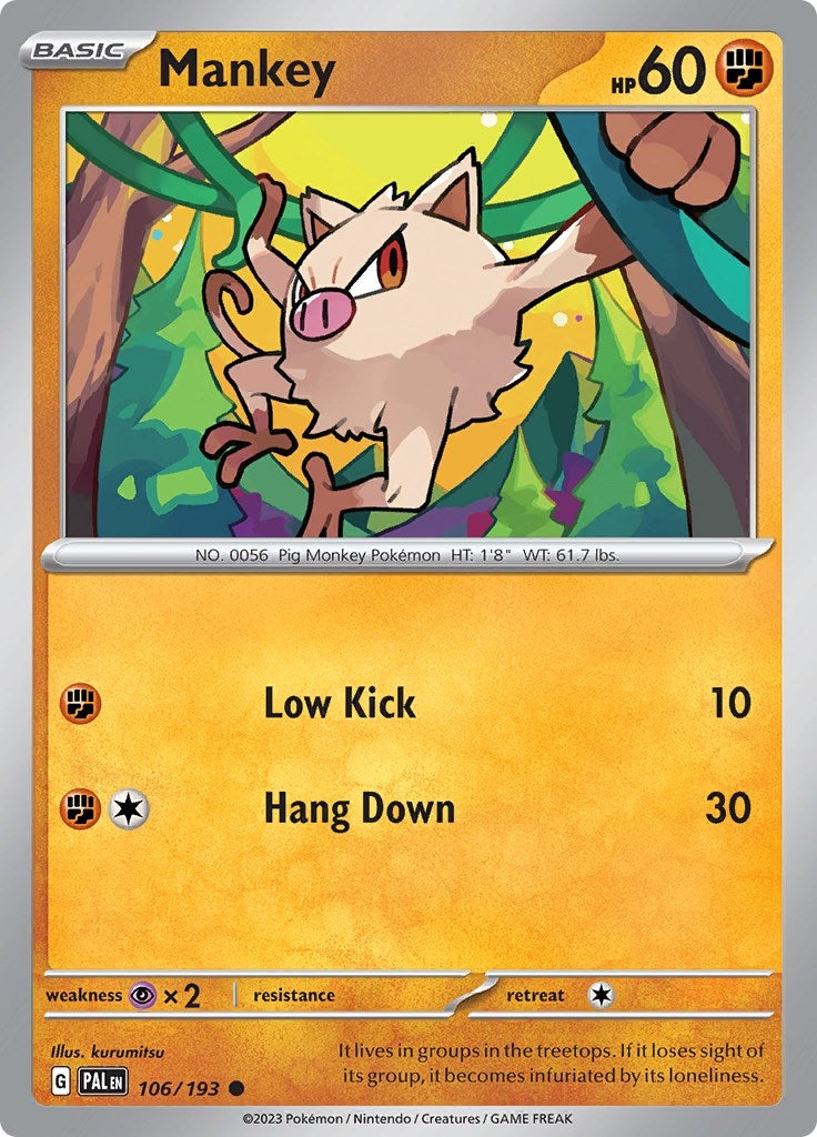Mankey (106/193) (PAL)