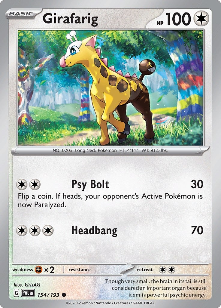 Girafarig (154/193) (PAL)