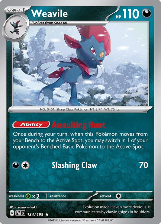 Weavile (134/193) (PAL)