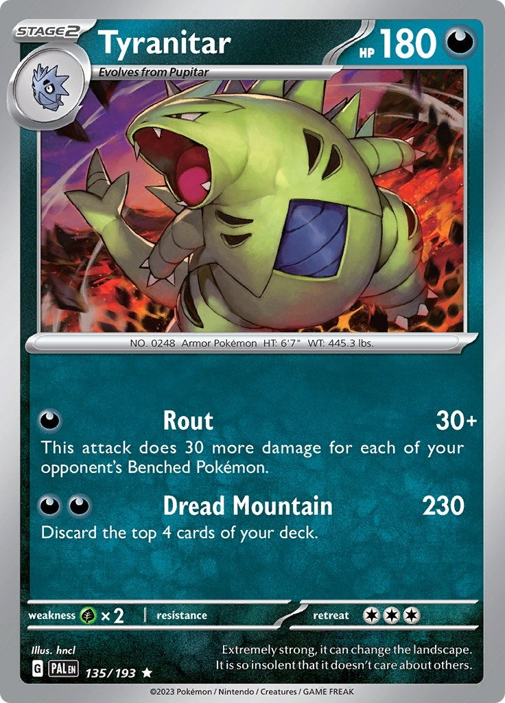 Tyranitar (135/193) (PAL)