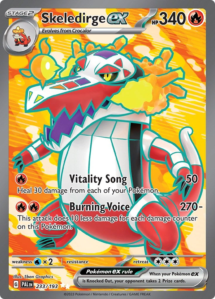 Skeledirge ex (233/193) (SV02: Paldea Evolved) (PAL)