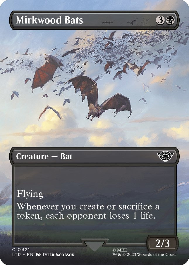 Mirkwood Bats (Borderless) (421) (LTR)