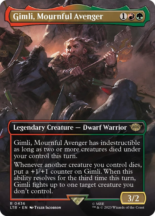 Gimli, Mournful Avenger (Borderless) (436) (LTR)