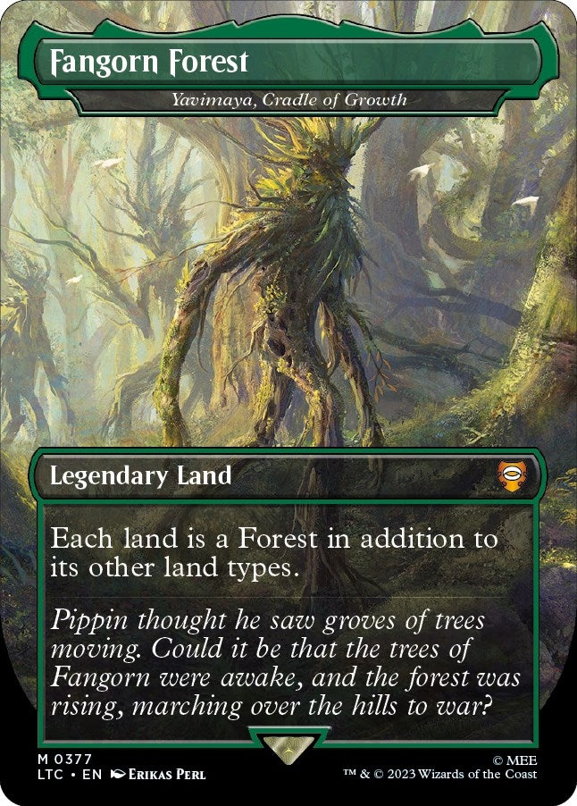 Fangorn Forest - Yavimaya, Cradle of Growth (Borderless) (377) (LTC)