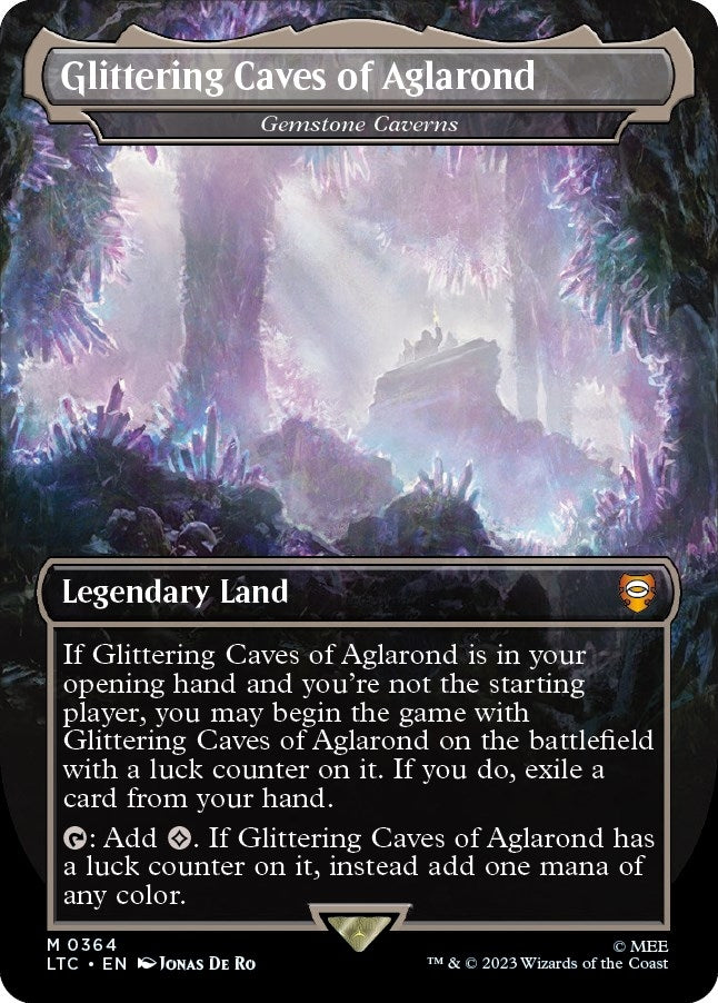 Glittering Caves of Aglarond - Gemstone Caverns (Borderless) (364) (LTC)