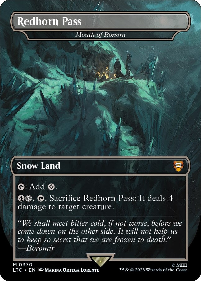 Redhorn Pass - Mouth of Ronom (Borderless) (370) (LTC)