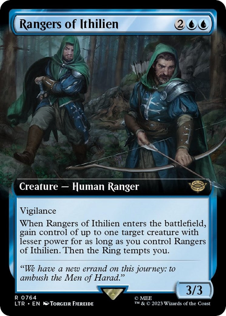 Rangers of Ithilien (Extended Art) (Surge Foil) (764) (LTR)