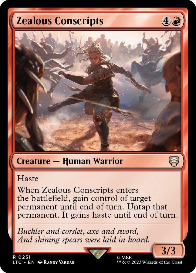 Zealous Conscripts (231) (LTC)