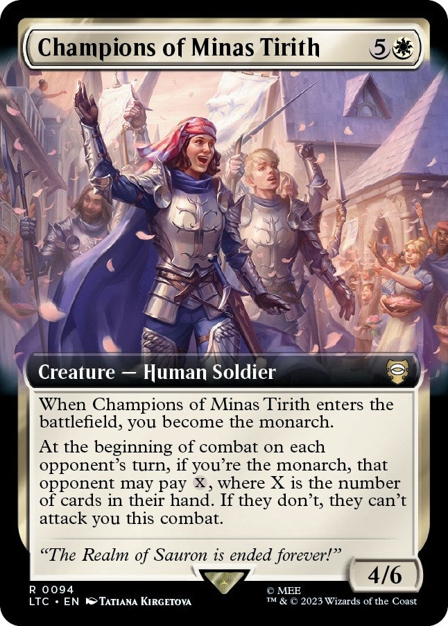 Champions of Minas Tirith (Extended Art) (94) (LTC)