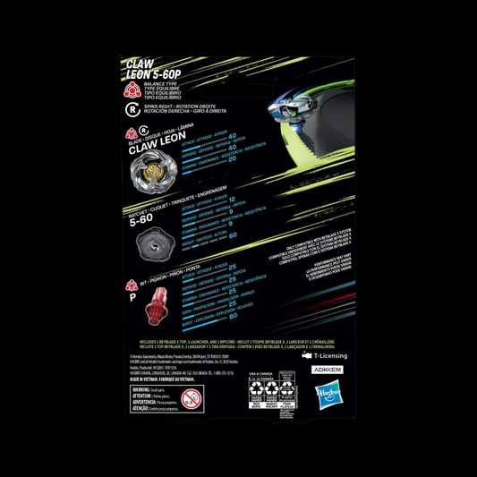 Beyblade X Claw Leon 5-60P Starter Pack Set