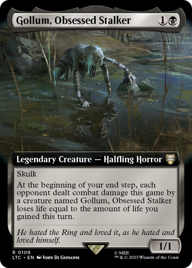 Gollum, Obsessed Stalker (Extended Art) (109) (LTC)