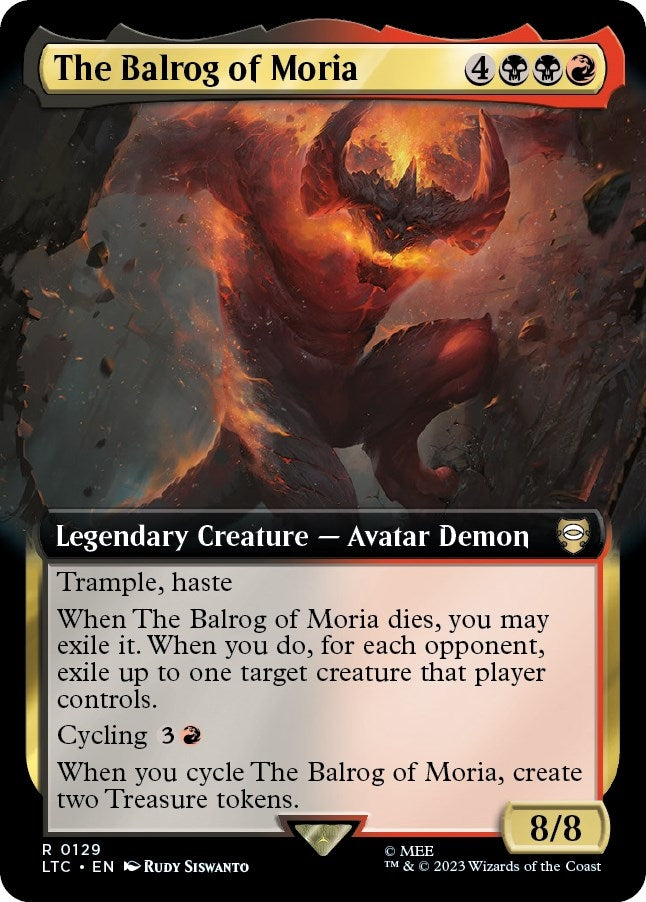 The Balrog of Moria (Extended Art) (129) (LTC)