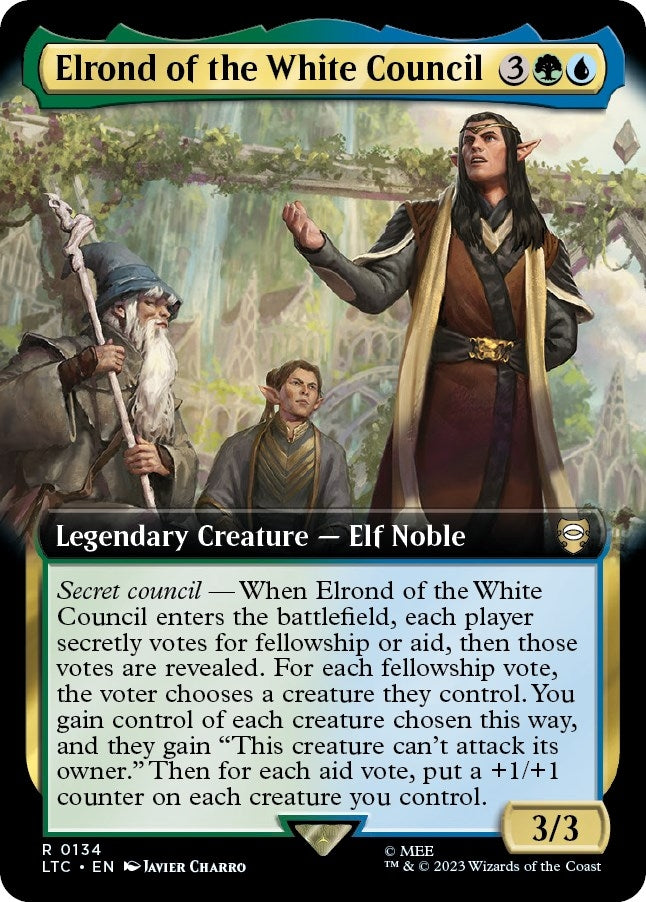Elrond of the White Council (Extended Art) (134) (LTC)