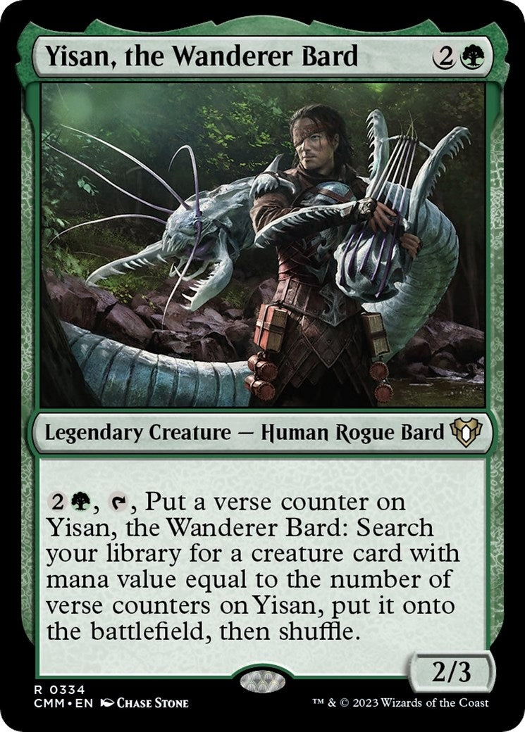 Yisan, the Wanderer Bard (334) (CMM)