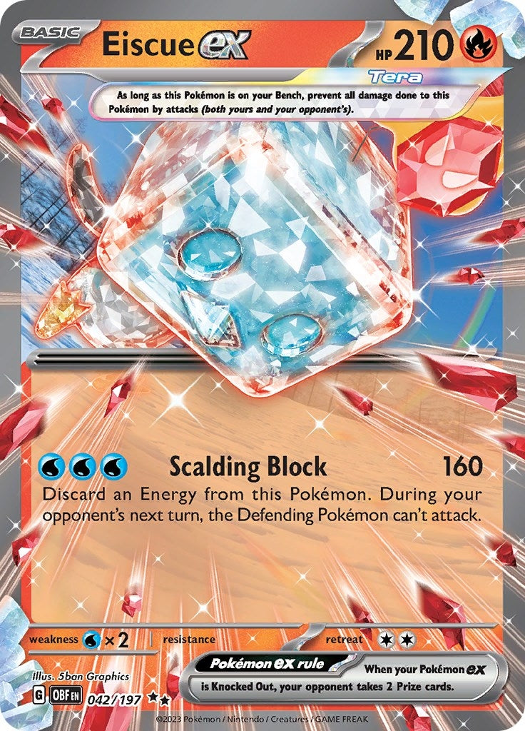 Eiscue ex (042/197) (SV03: Obsidian Flames) (OBF)
