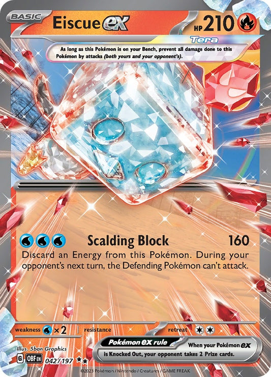 Eiscue ex (042/197) (SV03: Obsidian Flames) (OBF)