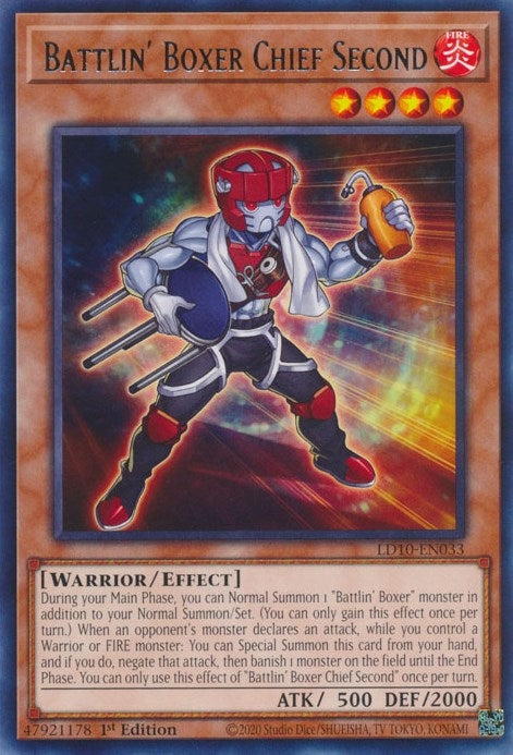 Battlin' Boxer Chief Second (LD10-EN033) (LD10)