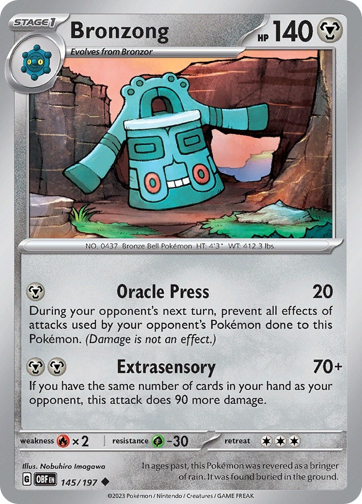 Bronzong (145/197) (OBF)