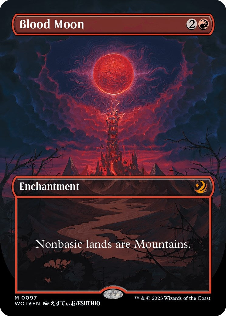Blood Moon (Anime Borderless) (Confetti Foil) (97) (WOT)
